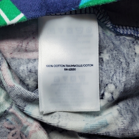 Lands End Snug fit Pajamas Cotton Long Sleeve Navy Holiday dog cat Christmas 16 - Picture 9 of 12